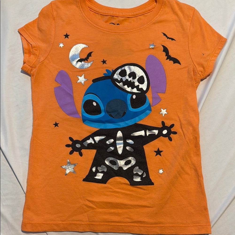 Disney Orange and Blue Halloween Tee